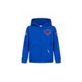 NBA NEW YORK KNICKS CLASSIC CHANDAIL À CAPUCHON EN MOLLETON À GLISSIÈRE POUR GARÇON BAMBIN (BLEU ROYAL)