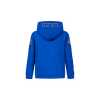 NBA NEW YORK KNICKS CLASSIC CHANDAIL À CAPUCHON EN MOLLETON À GLISSIÈRE POUR GARÇON BAMBIN (BLEU ROYAL)