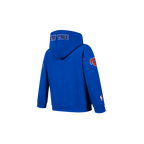 NBA NEW YORK KNICKS CLASSIC CHANDAIL À CAPUCHON EN MOLLETON À GLISSIÈRE POUR GARÇON BAMBIN (BLEU ROYAL)