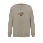 NBA NEW YORK KNICKS NEUTRAL TODDLER BOY'S FLEECE CREWNECK (TAUPE)