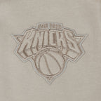 NBA NEW YORK KNICKS NEUTRAL TODDLER BOY'S FLEECE PULLOVER HOODIE (TAUPE)