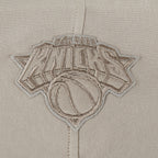 NBA NEW YORK KNICKS NEUTRAL TODDLER BOY'S FLEECE PULLOVER HOODIE (TAUPE)