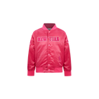 NBA NEW YORK KNICKS TRIPLE PINK TODDLER GIRL'S SATIN JACKET (BEETROOT PURPLE)