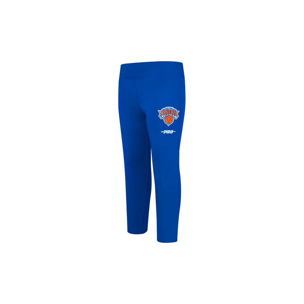 NBA NEW YORK KNICKS RETRO CLASSIC TODDLER GIRL'S LEGGING (ROYAL BLUE)