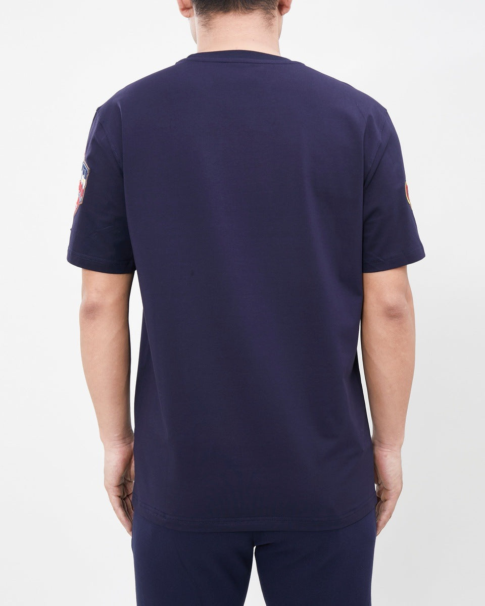 NBA NEW ORLEANS PELICANS CLASSIC CHENILLE MEN'S TEE (MIDNIGHT NAVY)