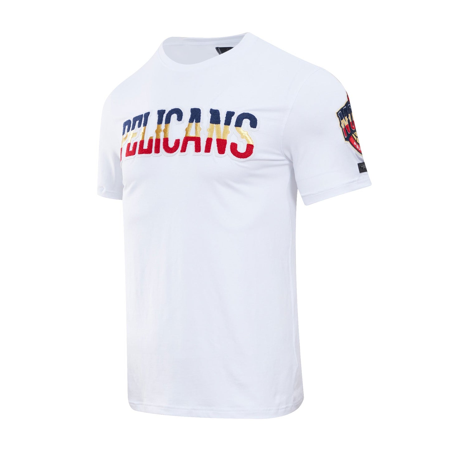 NBA NEW ORLEANS PELICANS CLASSIC CHENILLE MEN'S TEE (WHITE)