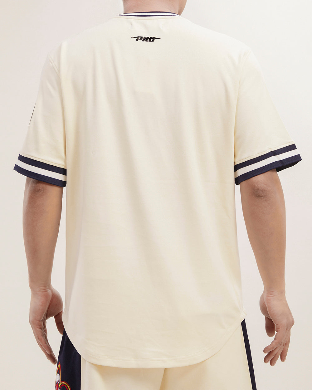 NBA NEW ORLEANS PELICANS RETRO CLASSIC MEN'S TEE (EGGSHELL/ MIDNIGHT NAVY)