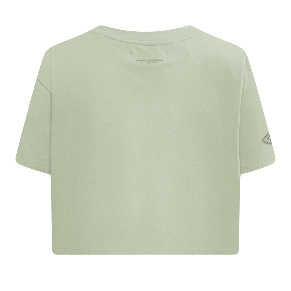 NBA NEW ORLEANS PELICANS NEUTRAL SINGLE JERSEY BOXY TEE (MOSS)