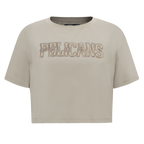 NBA NEW ORLEANS PELICANS NEUTRAL SINGLE JERSEY BOXY TEE (TAUPE)