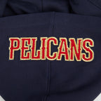 NBA NEW ORLEANS PELICANS CLASSIC BIG BOY'S FLC FZ PO HOODIE (MIDNIGHT NAVY)