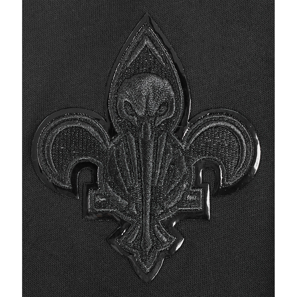 NBA NEW ORLEANS PELICANS TRIPLE BLACK BIG BOY'S FLC PO HOODIE (BLACK)