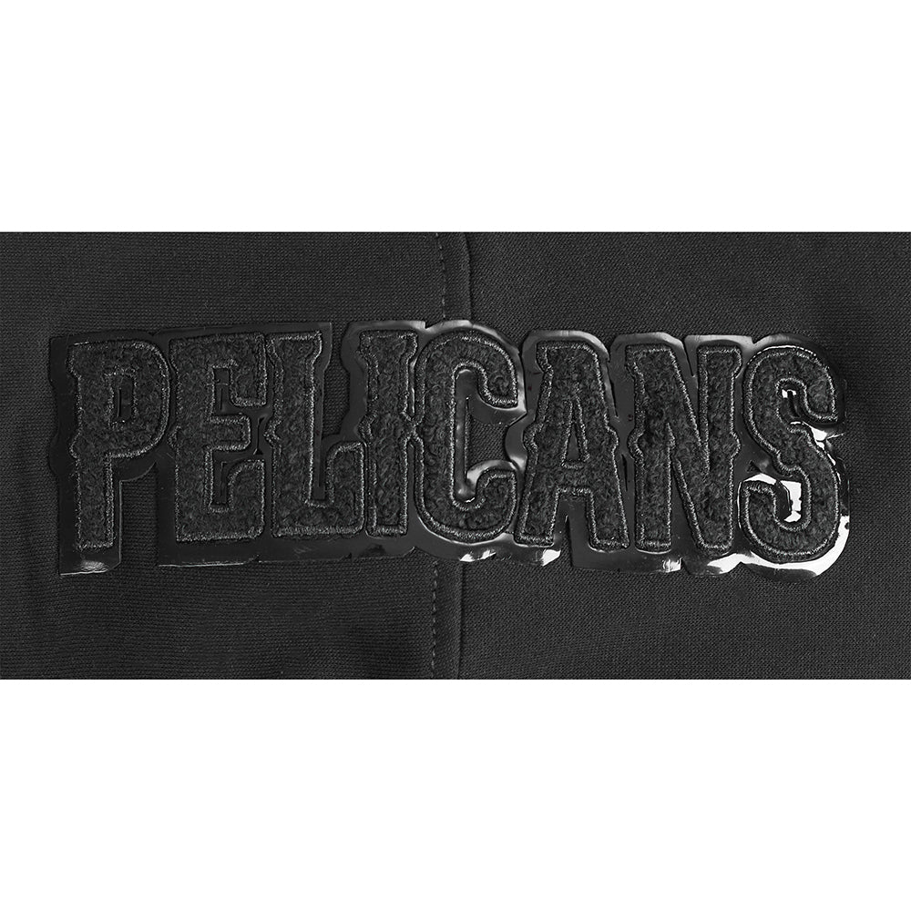 NBA NEW ORLEANS PELICANS TRIPLE BLACK BIG BOY'S FLC PO HOODIE (BLACK)