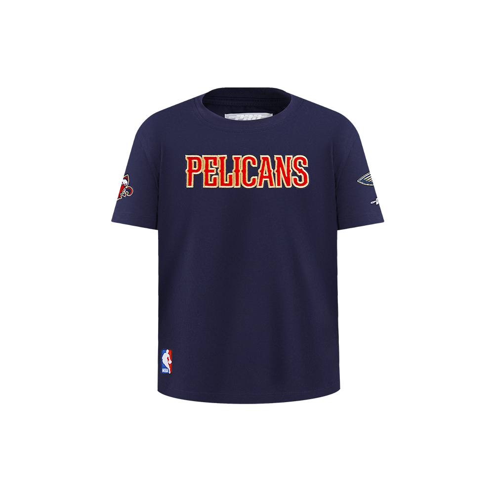 NBA NEW ORLEANS PELICANS CLASSIC T-SHIRT À MANCHES COURTES POUR GARÇON ENFANT (MARINE MINUIT)