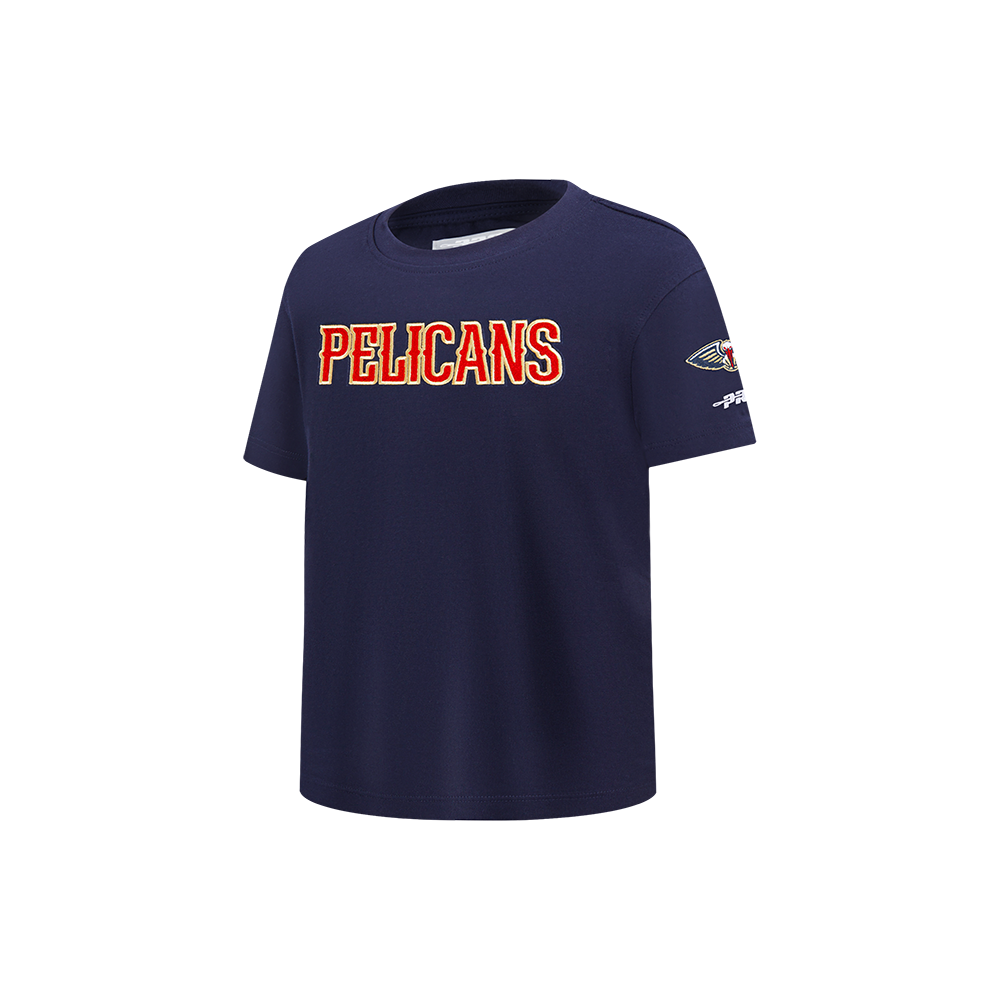 NBA NEW ORLEANS PELICANS CLASSIC T-SHIRT À MANCHES COURTES POUR GARÇON ENFANT (MARINE MINUIT)