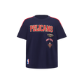 NBA NEW ORLEANS PELICANS RETRO CLASSIC LITTLE BOY'S SHORT SLEEVE TAPING TEE (MIDNIGHT NAVY/RED)