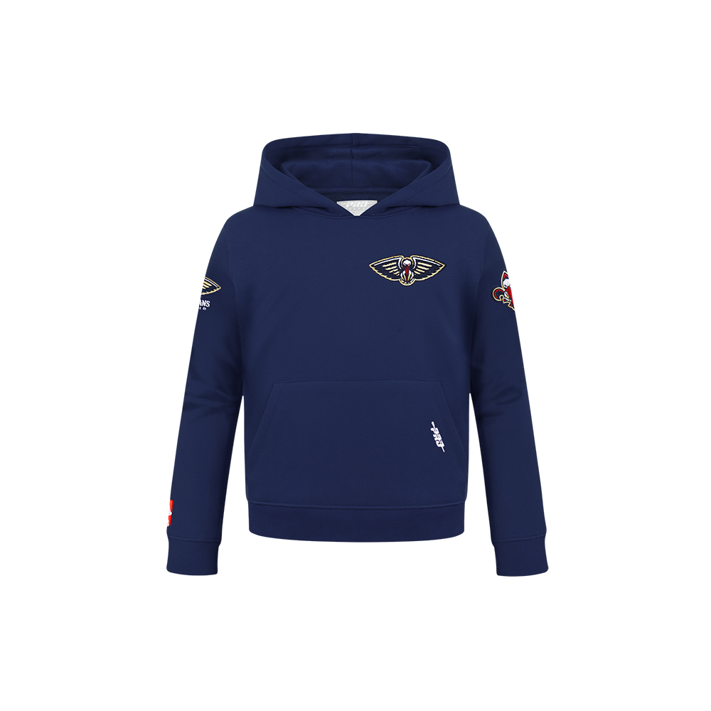 NBA NEW ORLEANS PELICANS CLASSIC CHANDAIL À CAPUCHON EN MOLLETON POUR GARÇON ENFANT (MARINE MINUIT)