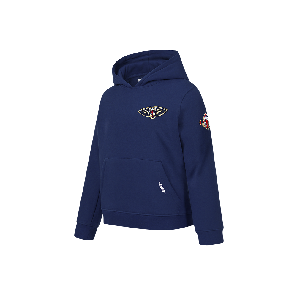NBA NEW ORLEANS PELICANS CLASSIC LITTLE BOYS FLEECE PULLOVER HOODIE (MIDNIGHT NAVY)