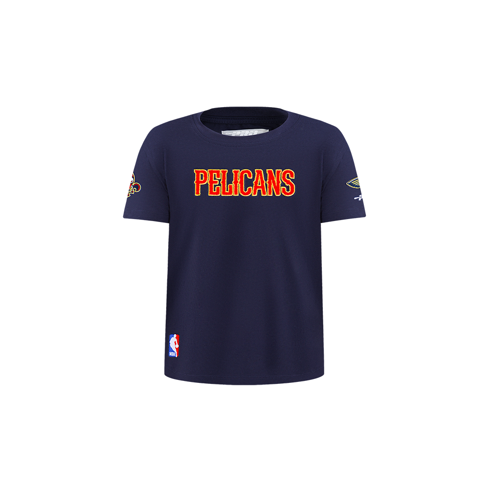 NBA NEW ORLEANS PELICANS CLASSIC T-SHIRT À MANCHES COURTES POUR GARÇON BAMBIN (MARINE MINUIT)