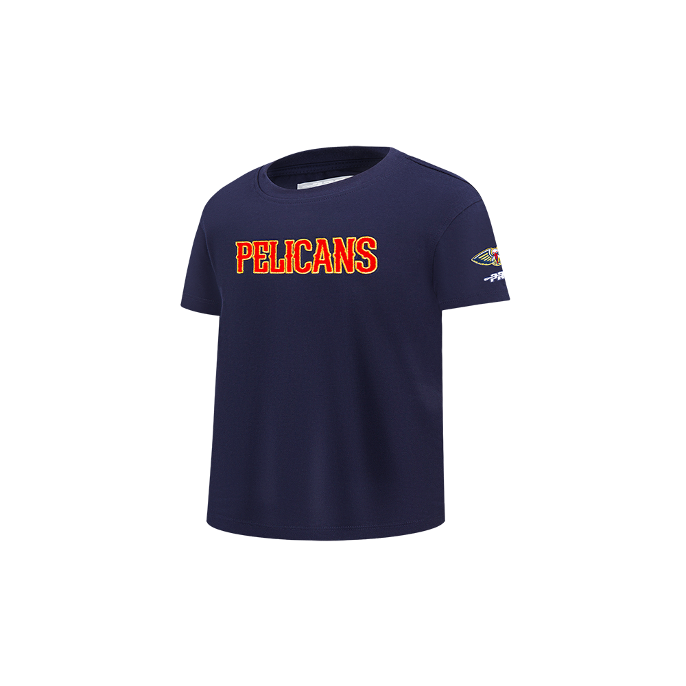 NBA NEW ORLEANS PELICANS CLASSIC T-SHIRT À MANCHES COURTES POUR GARÇON BAMBIN (MARINE MINUIT)