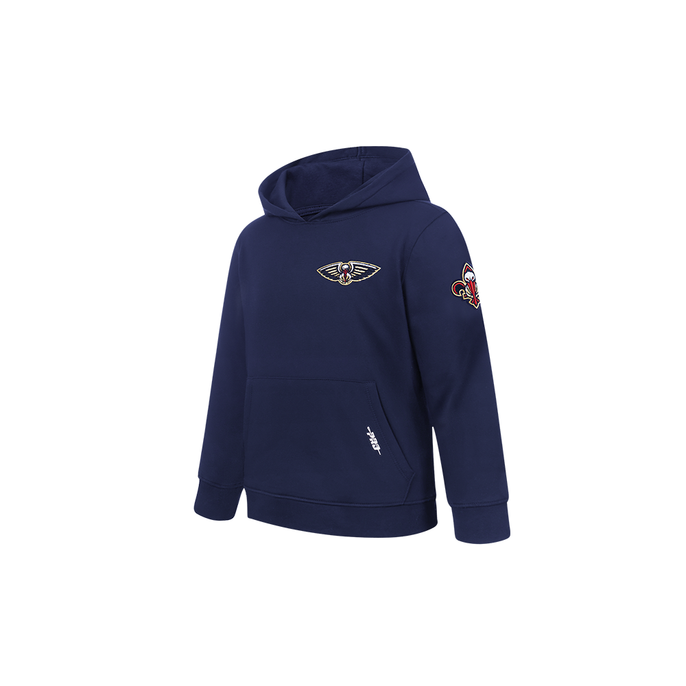 NBA NEW ORLEANS PELICANS CLASSIC CHANDAIL À CAPUCHON EN MOLLETON POUR GARÇON BAMBIN (MARINE MINUIT)