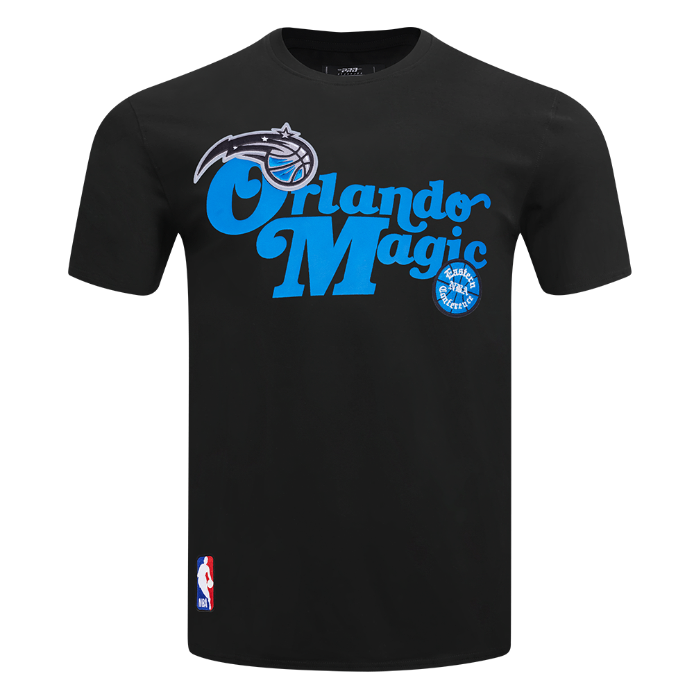 NBA ORLANDO MAGIC SOUVENIR T-SHIRT EN JERSEY SIMPLE POUR HOMME (NOIR)