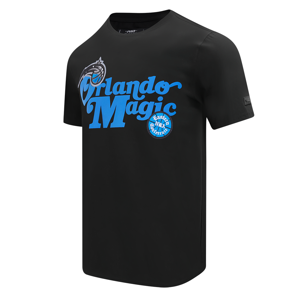 NBA ORLANDO MAGIC SOUVENIR T-SHIRT EN JERSEY SIMPLE POUR HOMME (NOIR)