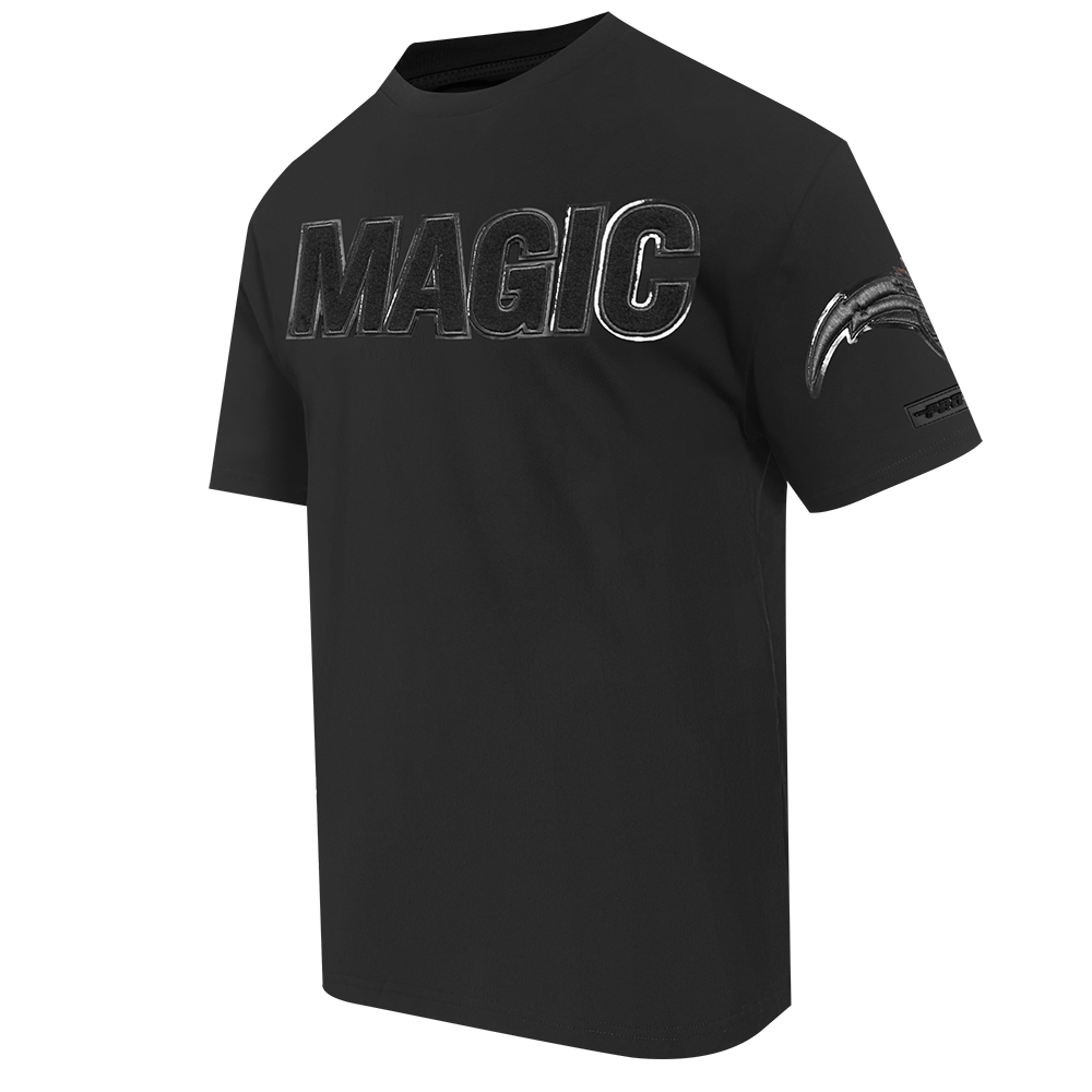 NBA ORLANDO MAGIC TRIPLE BLACK SINGLE JERSEY TEE (TRIPLE BLACK)