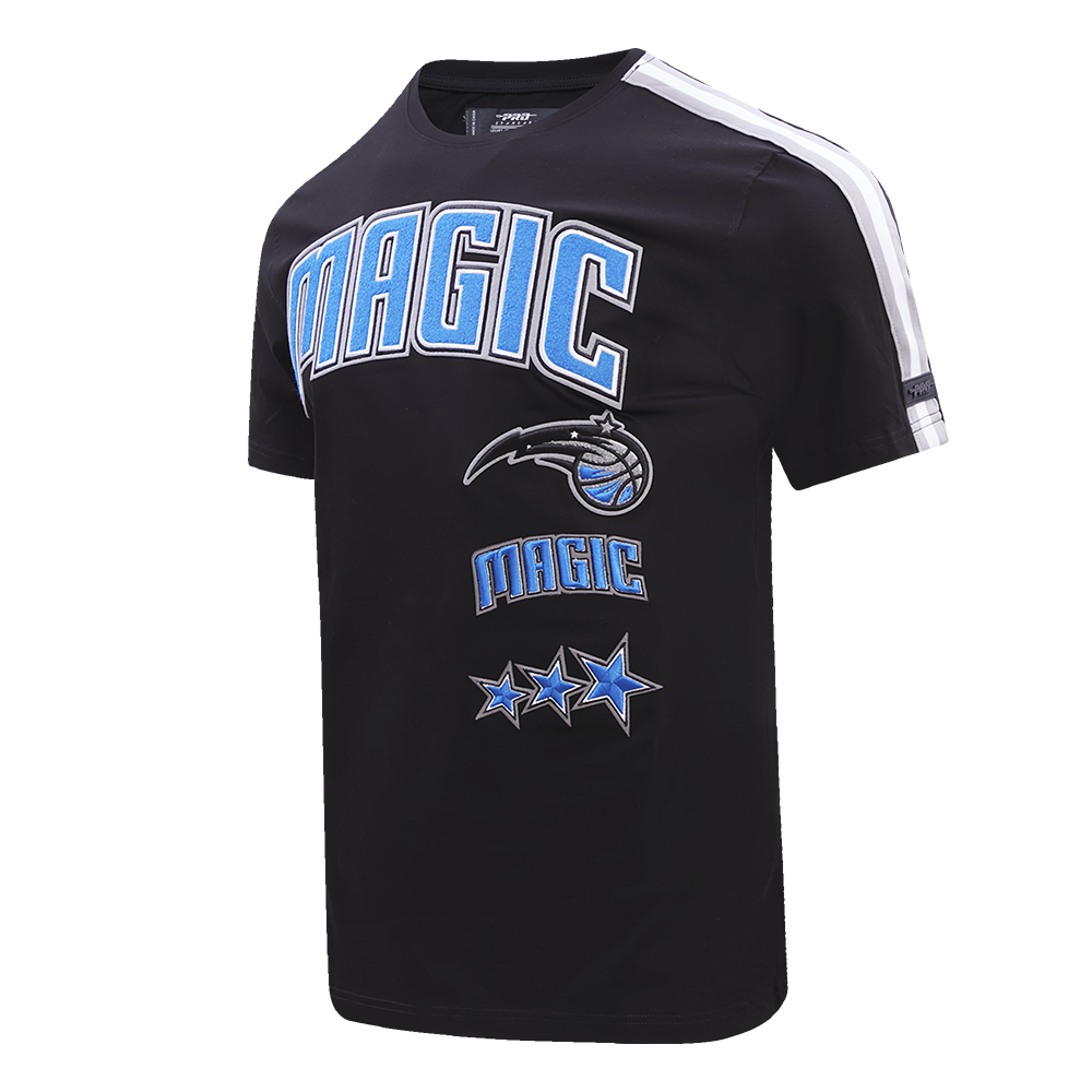 NBA ORLANDO MAGIC RETRO CLASSIC MEN'S STRIPED TEE (BLACK/GRAY)