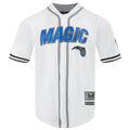 NBA ORLANDO MAGIC MESH CHEMISE BOUTONNÉE (BLANC/NOIR)