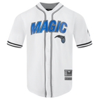 NBA ORLANDO MAGIC MESH CHEMISE BOUTONNÉE (BLANC/NOIR)