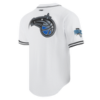 NBA ORLANDO MAGIC MESH CHEMISE BOUTONNÉE (BLANC/NOIR)