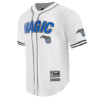 NBA ORLANDO MAGIC MESH CHEMISE BOUTONNÉE (BLANC/NOIR)