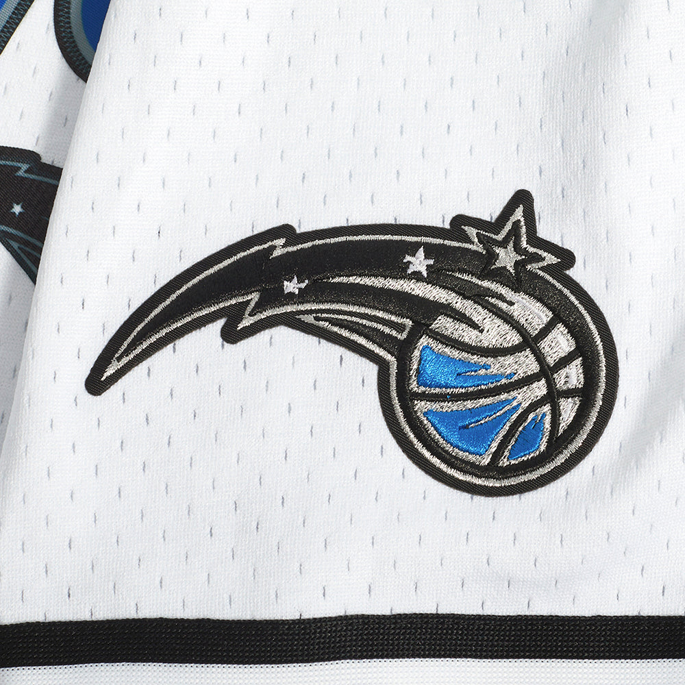 NBA ORLANDO MAGIC MESH CHEMISE BOUTONNÉE (BLANC/NOIR)