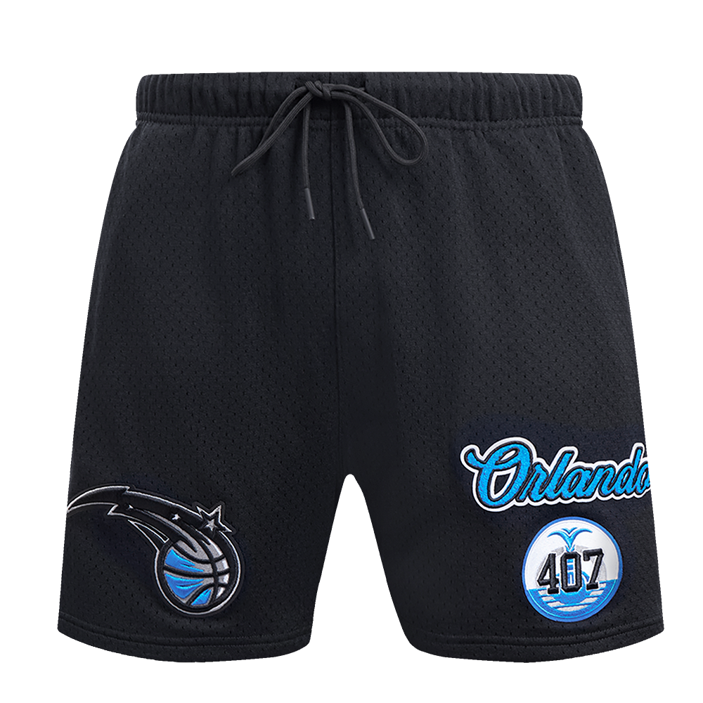 NBA ORLANDO MAGIC CITY ICONS MESH SHORT (BLACK)