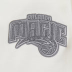 NBA ORLANDO MAGIC REVERSE FRENCH TERRY CHANDAIL À COL ROND EN MOLLETON À ÉPAULES TOMBANTES POUR HOMME (COQUILLE D'ŒUF)