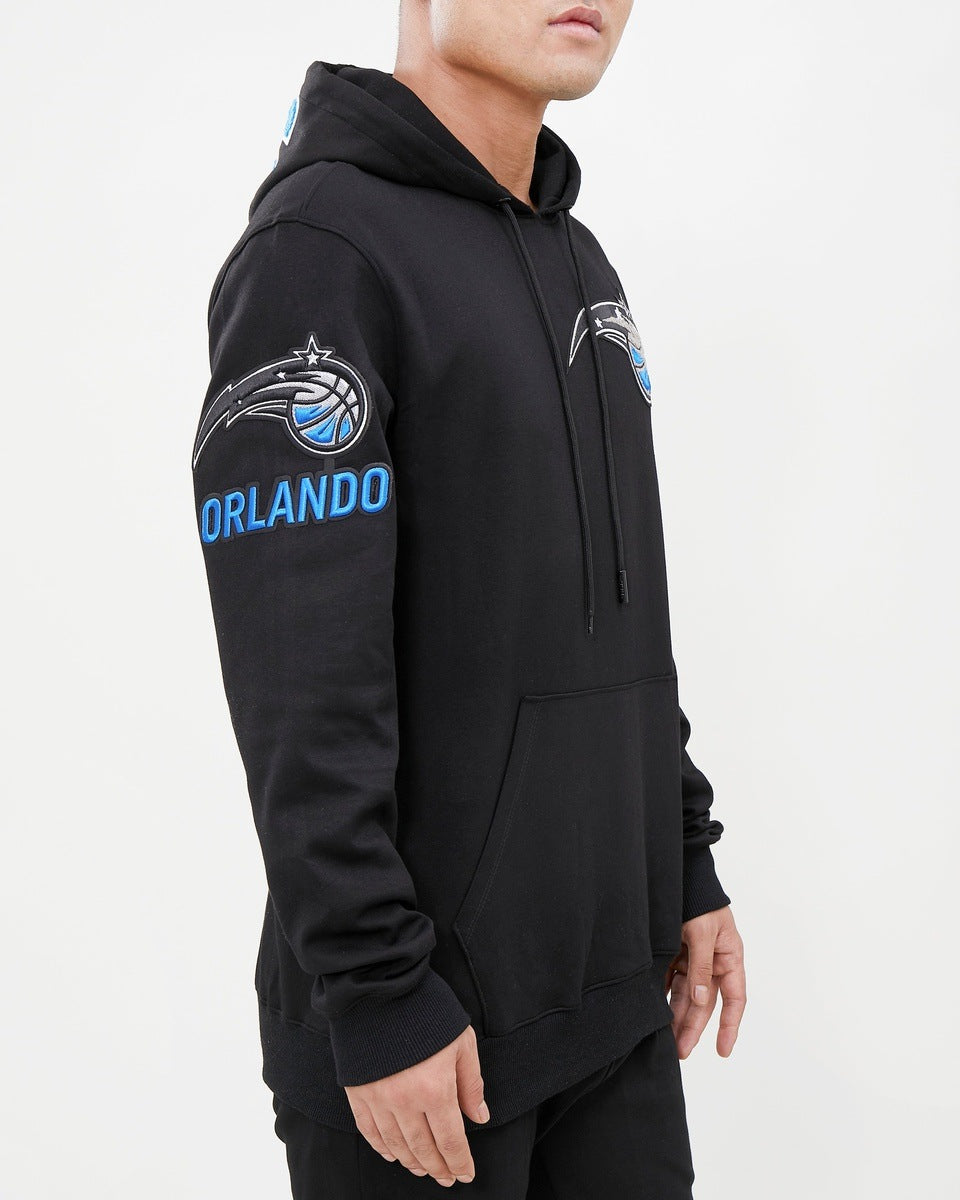 NBA ORLANDO MAGIC CLASSIC CHENILLE MEN'S PULLOVER HOODIE (BLACK)