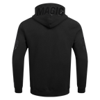 NBA ORLANDO MAGIC TRIPLE BLACK CHANDAIL À CAPUCHON EN MAILLE DOUBLE POUR HOMME (TRIPLE NOIR HOMME)