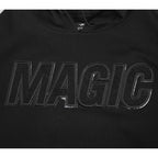 NBA ORLANDO MAGIC TRIPLE BLACK CHANDAIL À CAPUCHON EN MAILLE DOUBLE POUR HOMME (TRIPLE NOIR HOMME)