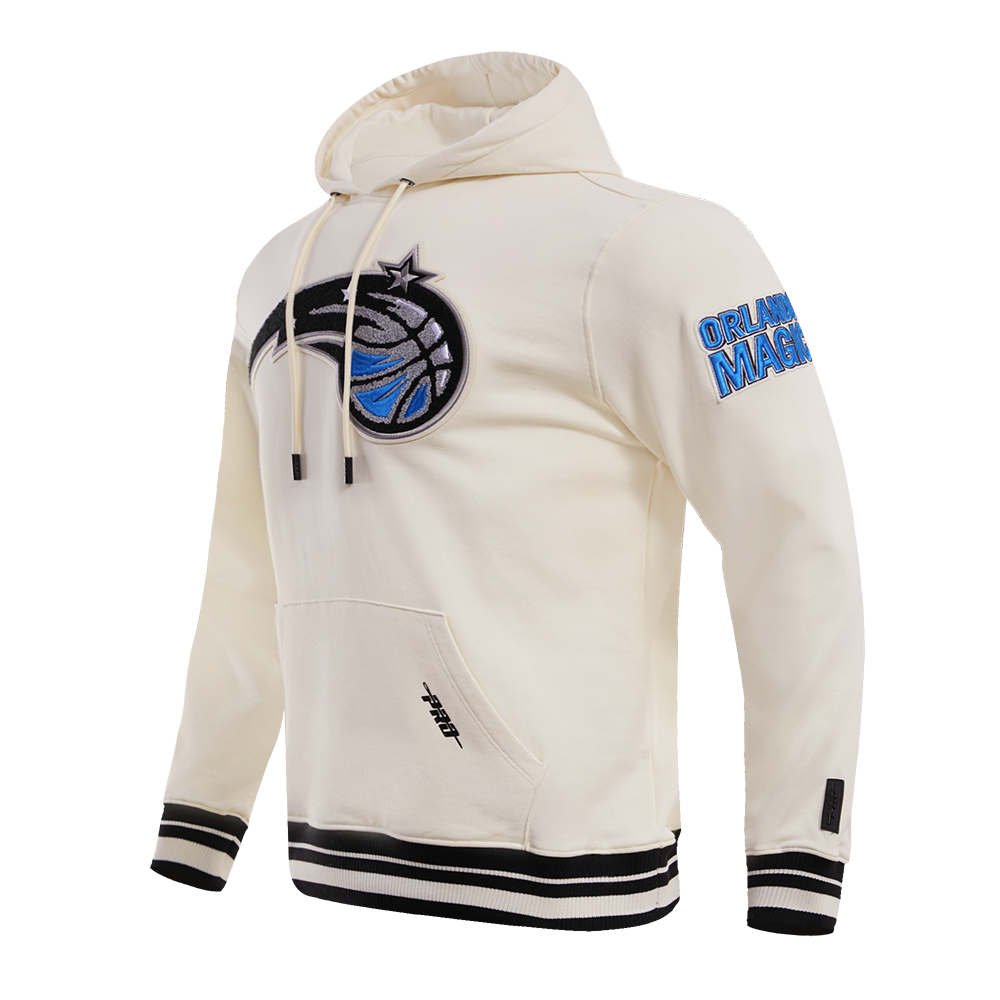 NBA ORLANDO MAGIC RETRO CLASSIC MEN'S PO HOODIE (EGGSHELL/BLACK)