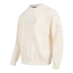 NBA ORLANDO MAGIC NEUTRAL MEN'S  DROP SHOULDER FLC CREWNECK (EGGSHELL)