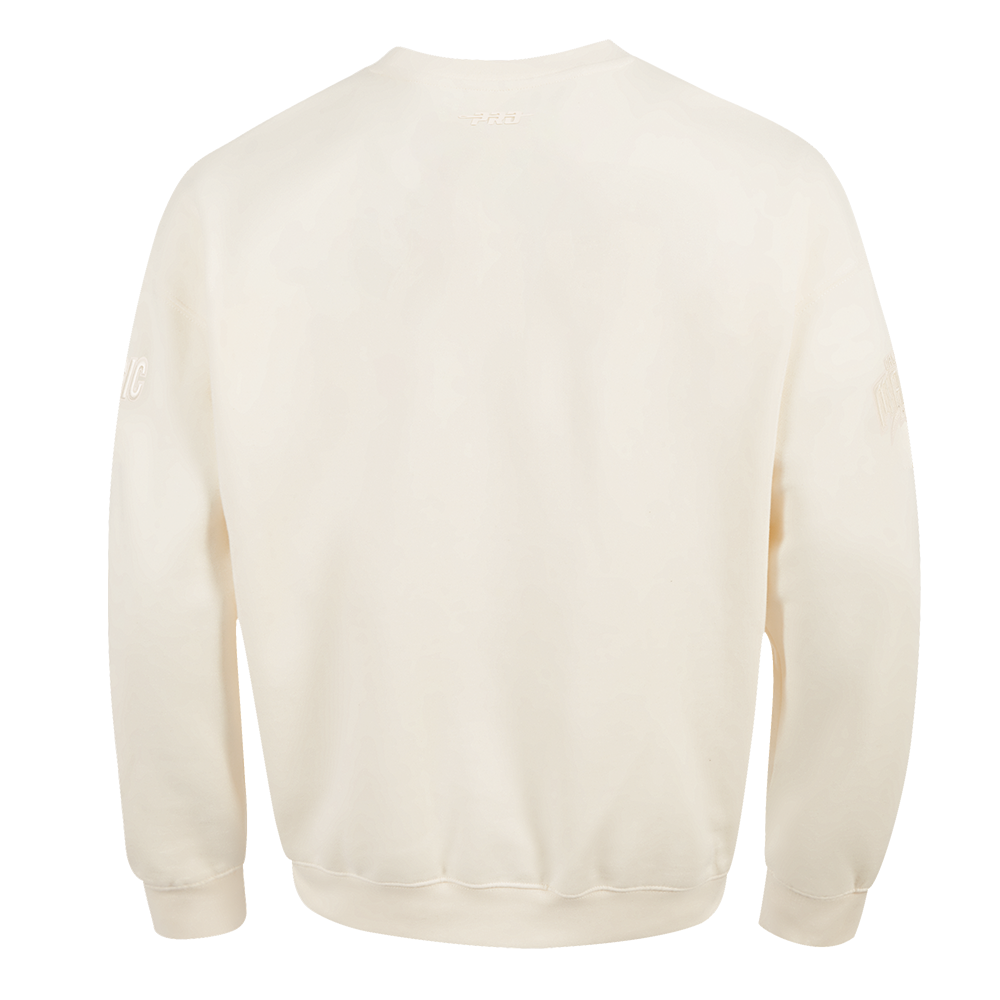 NBA ORLANDO MAGIC NEUTRAL MEN'S  DROP SHOULDER FLC CREWNECK (EGGSHELL)