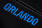 NBA ORLANDO MAGIC MASH UP MEN'S RIB WOOL VARSITY JACKET (BLACK/GRAY)