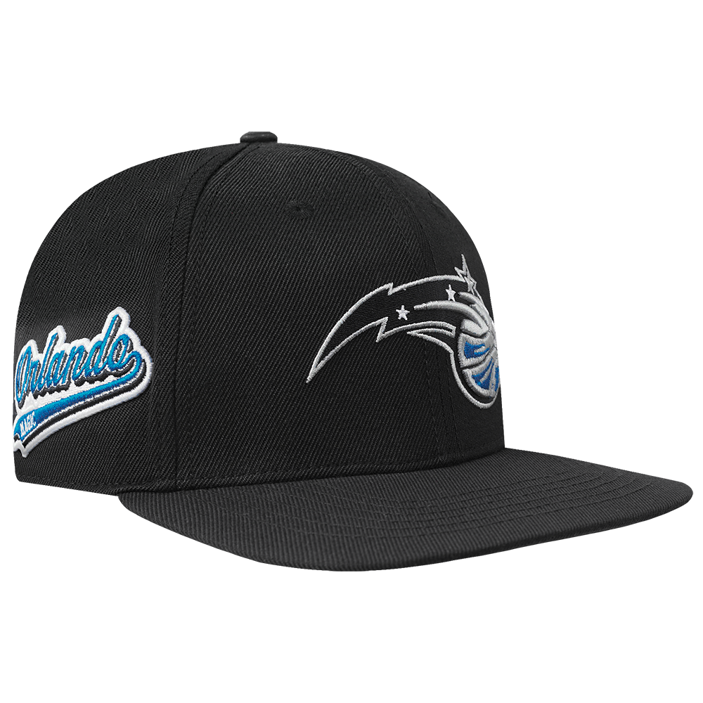 NBA ORLANDO MAGIC SCRIPT TAIL WOOL SNAPBACK (BLACK)