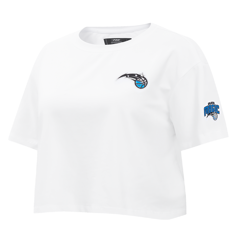 NBA ORLANDO MAGIC CLASSIC WOMEN'S BOXY TEE (WHITE)