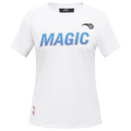NBA ORLANDO MAGIC CLASSIC SHORT SLEEVE WOMEN'S SLIM FIT TEE (WHITE)