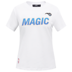 NBA ORLANDO MAGIC CLASSIC SHORT SLEEVE WOMEN'S SLIM FIT TEE (WHITE)