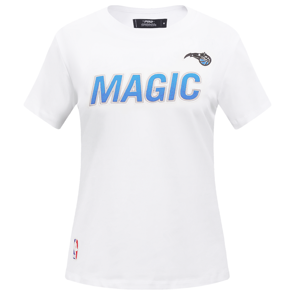 NBA ORLANDO MAGIC CLASSIC SHORT SLEEVE WOMEN'S SLIM FIT TEE (WHITE)
