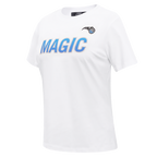 NBA ORLANDO MAGIC CLASSIC SHORT SLEEVE WOMEN'S SLIM FIT TEE (WHITE)