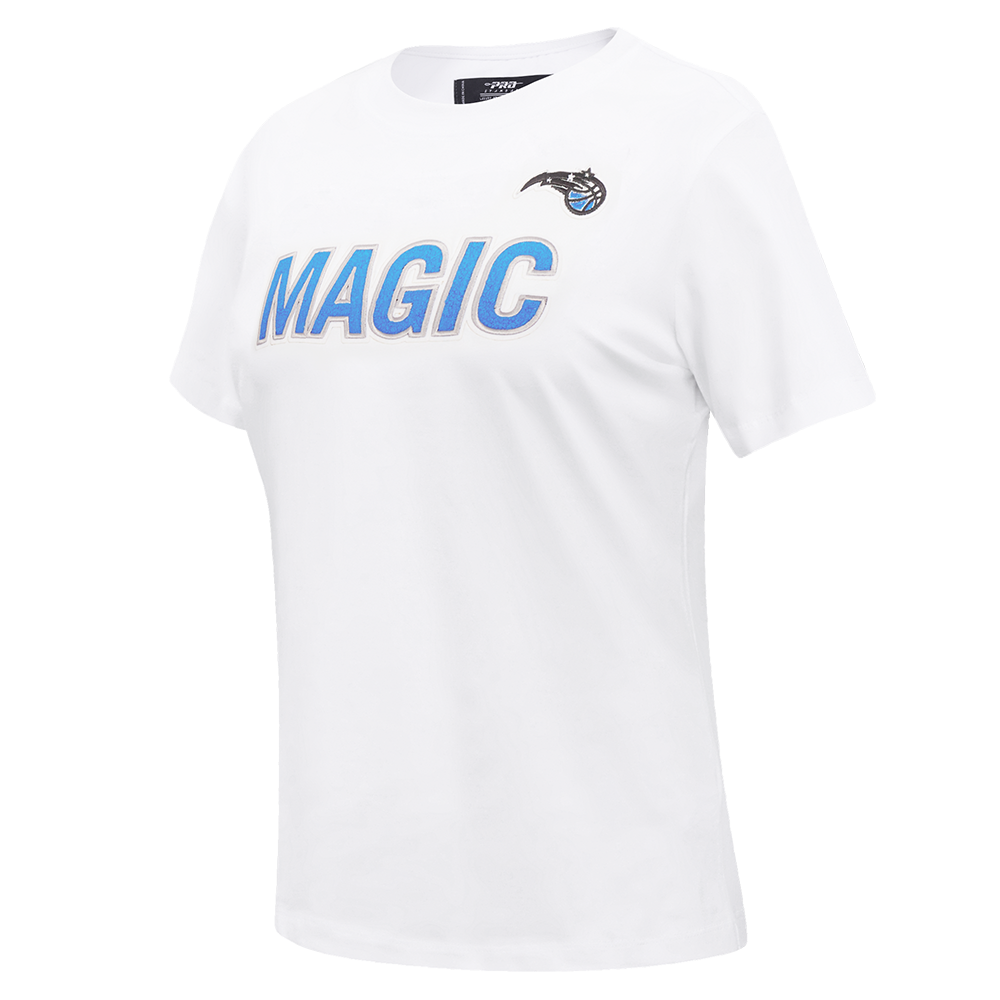 NBA ORLANDO MAGIC CLASSIC SHORT SLEEVE WOMEN'S SLIM FIT TEE (WHITE)