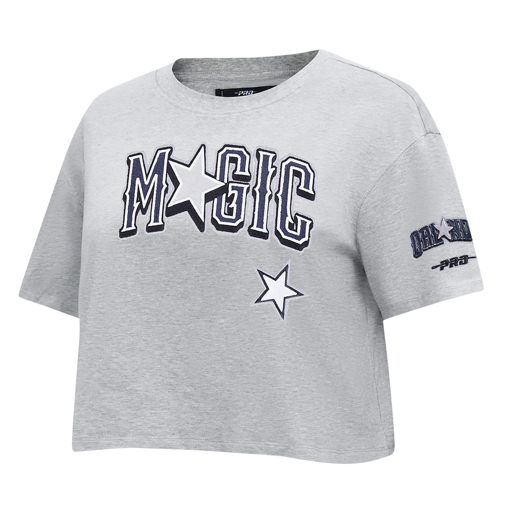 NBA ORLANDO MAGIC CITY EDITION 24-25 WOMEN'S SJ BOXY TEE (HEATHER GREY)